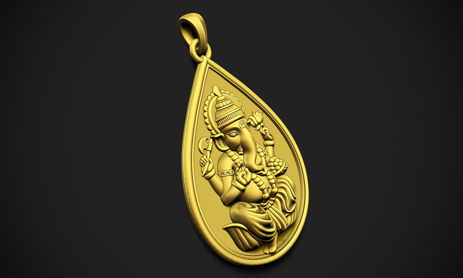Ganesha Drop  3D print model_3