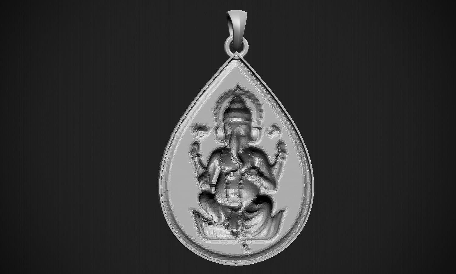 Ganesha Drop  3D print model_21