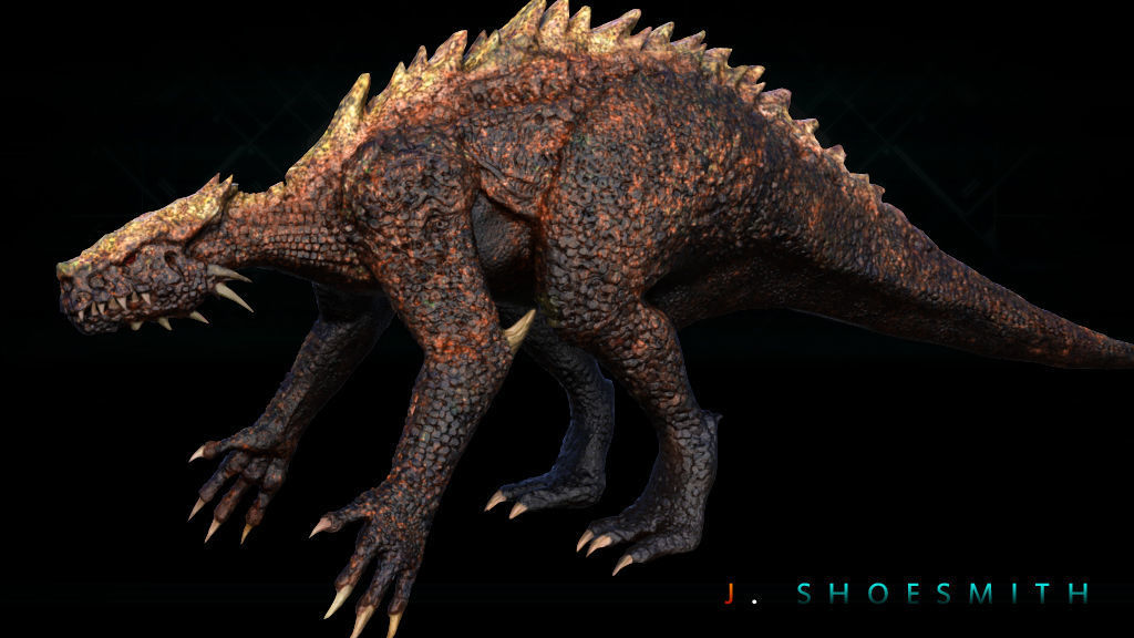 Dragon Dinosaur 3D Model 3D model_1