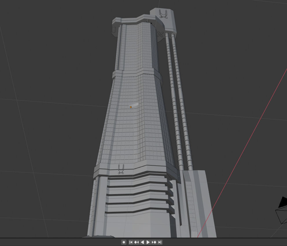 Tower Unit 3D Model 3D model_5