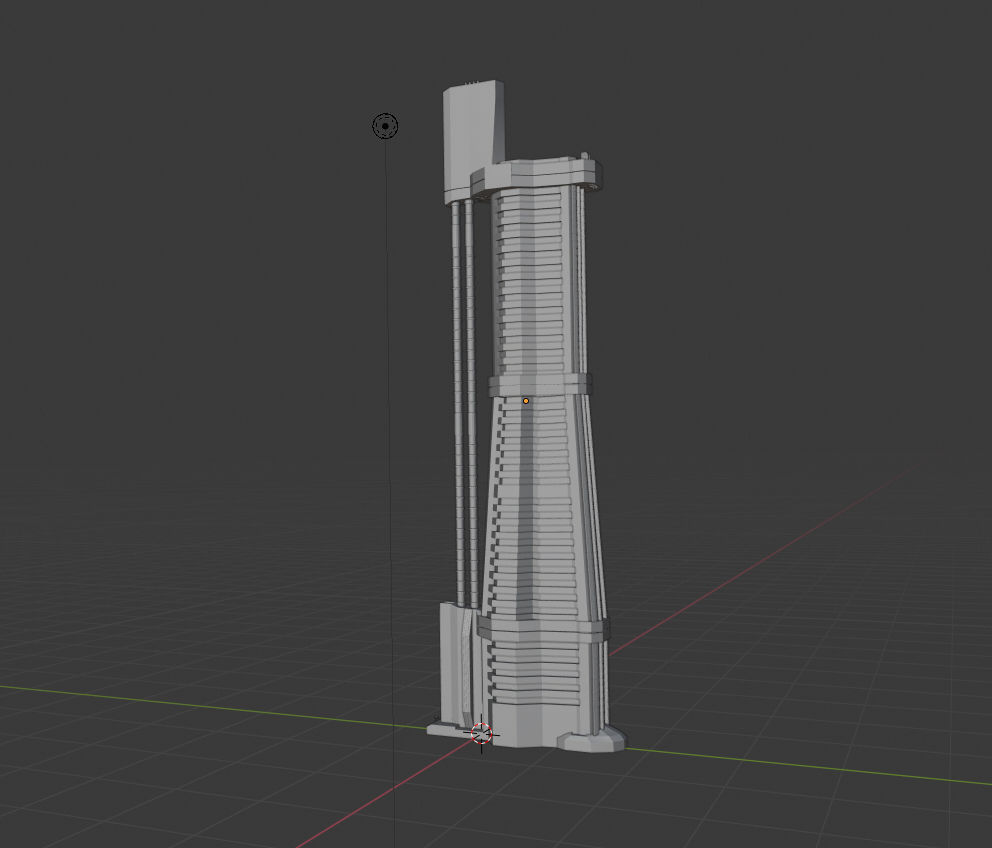 Tower Unit 3D Model 3D model_4