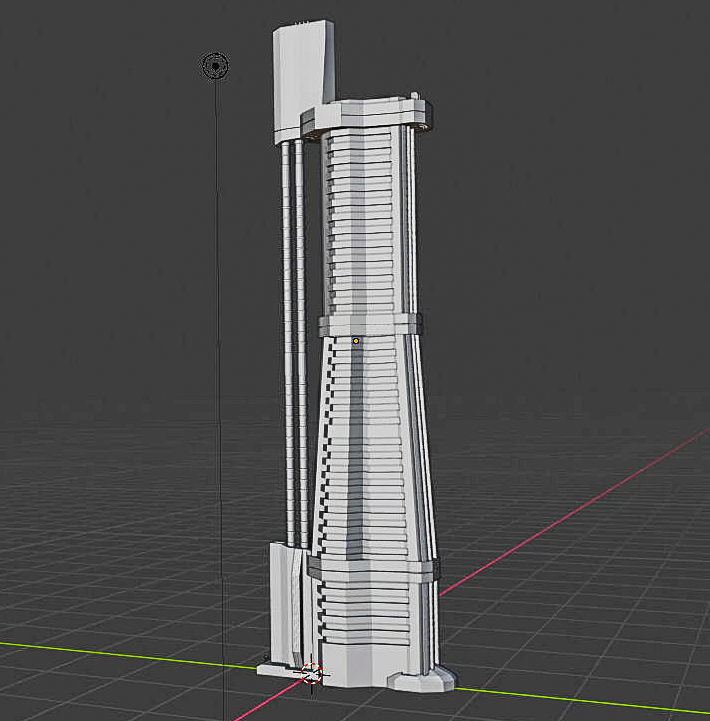 Tower Unit 3D Model 3D model_11