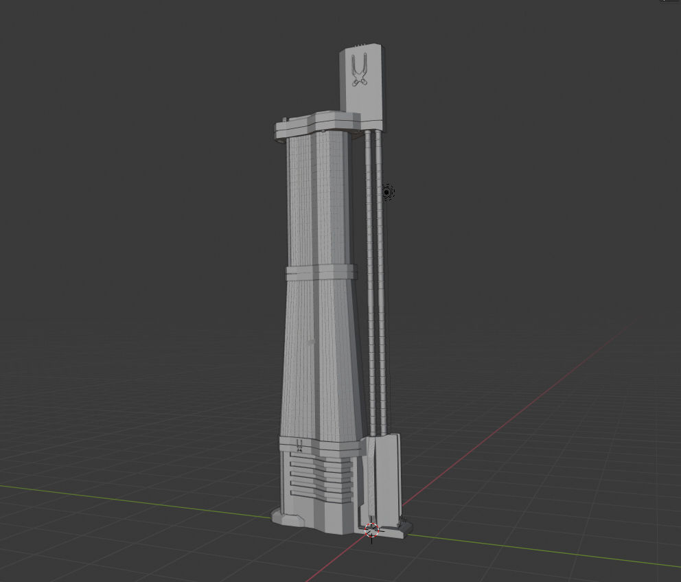 Tower Unit 3D Model 3D model_7