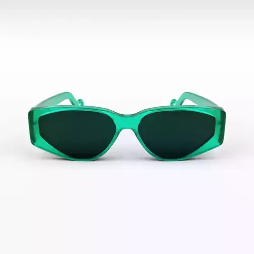 Turquoise Sunglasses 3D model