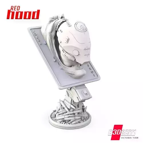 B3DSERK DC comics Red Hood Jason Todd 3d Bust