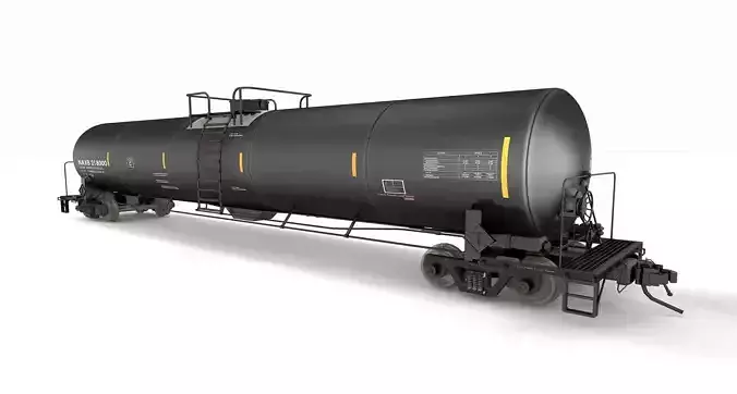 Oil Tanker Car 3D model
