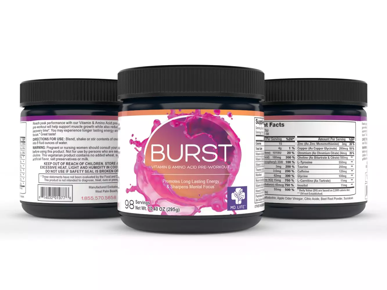 Burts Vitamin 3D model