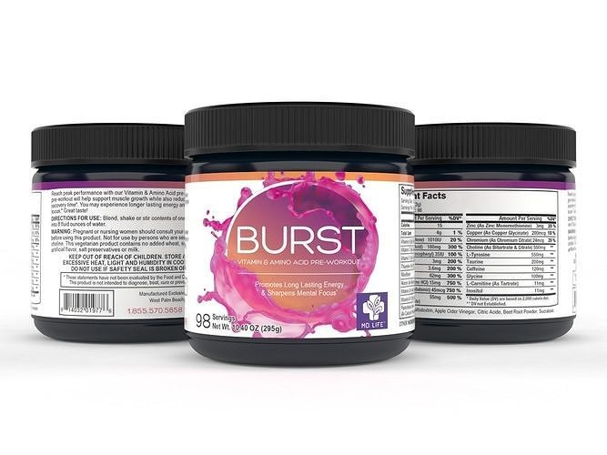 Burts Vitamin 3D model