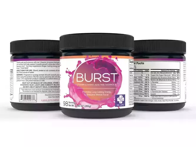Burts Vitamin 3D model