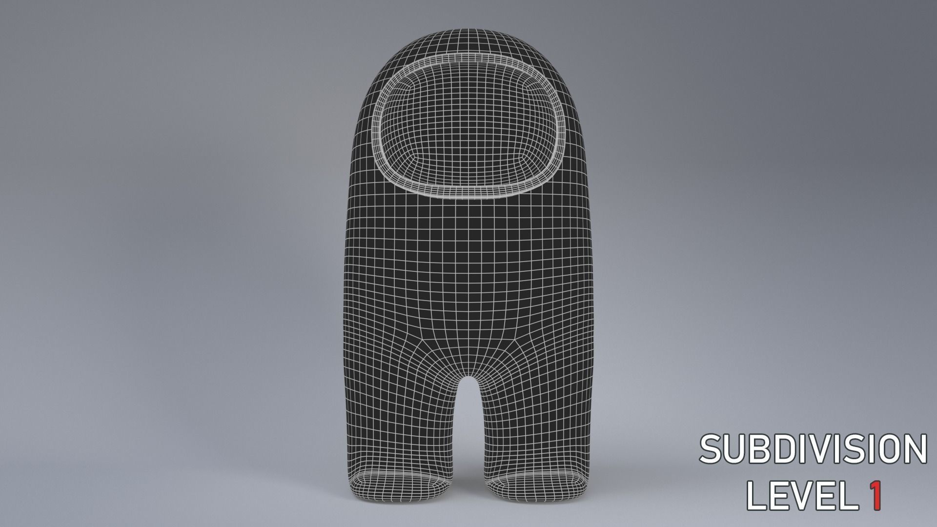 Among us characters - Maya rig included Low-poly 3D model_11