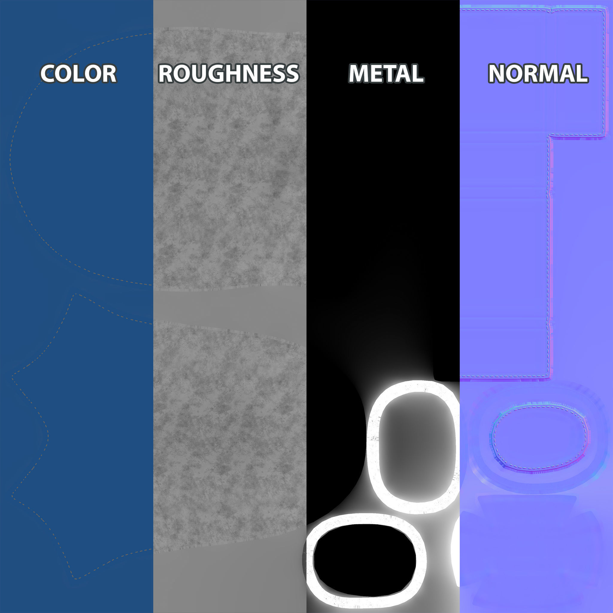 Among us characters - Maya rig included Low-poly 3D model_21