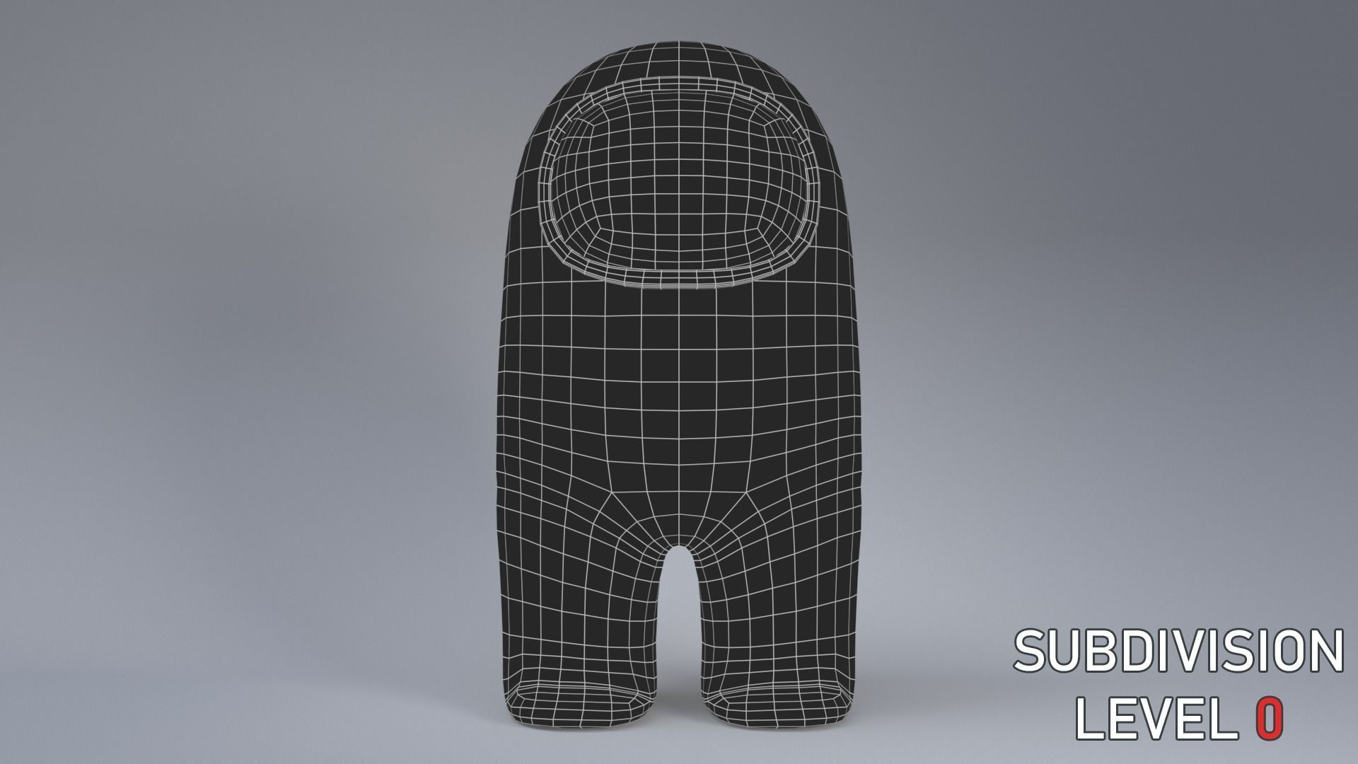 Among us characters - Maya rig included Low-poly 3D model_10