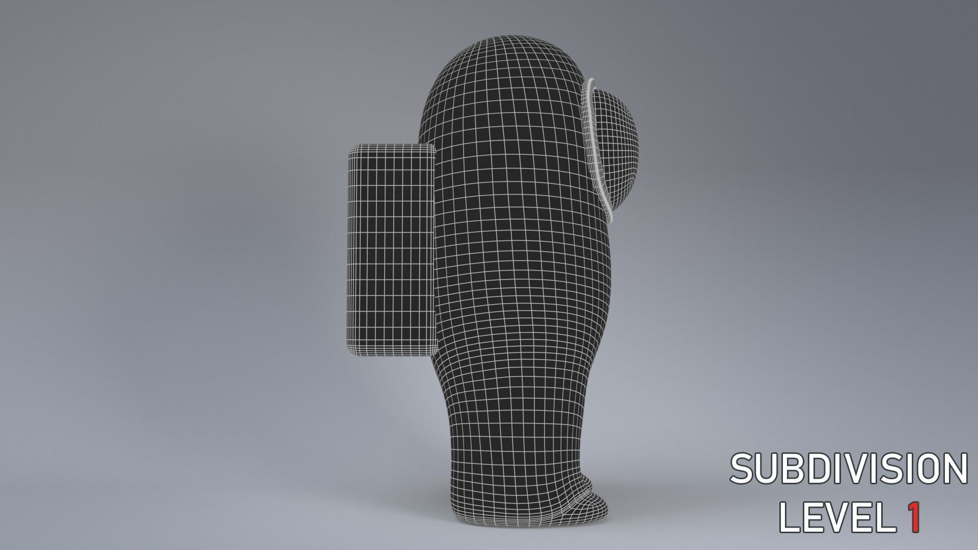 Among us characters - Maya rig included Low-poly 3D model_13