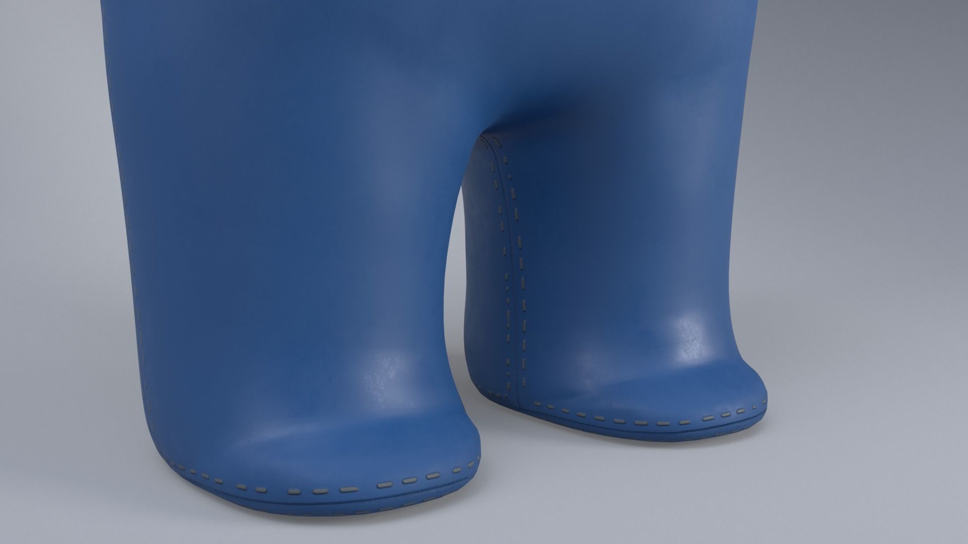 Among us characters - Maya rig included Low-poly 3D model_7