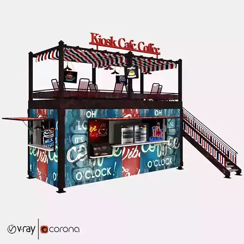 Shipping Container Kiosk Cafe Coffee