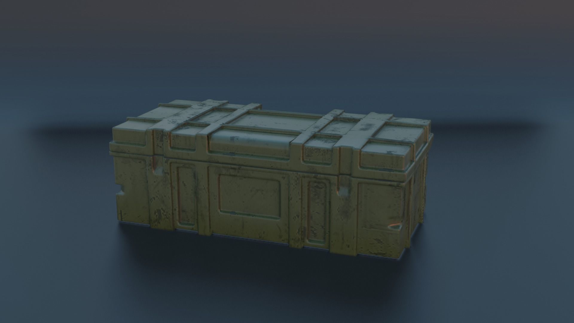 military boxes 3D model_6