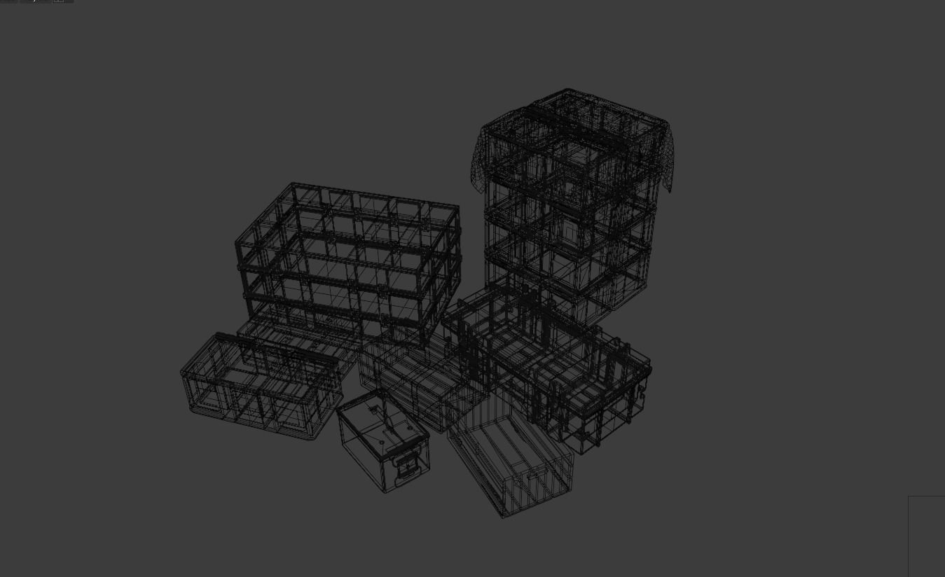 military boxes 3D model_17
