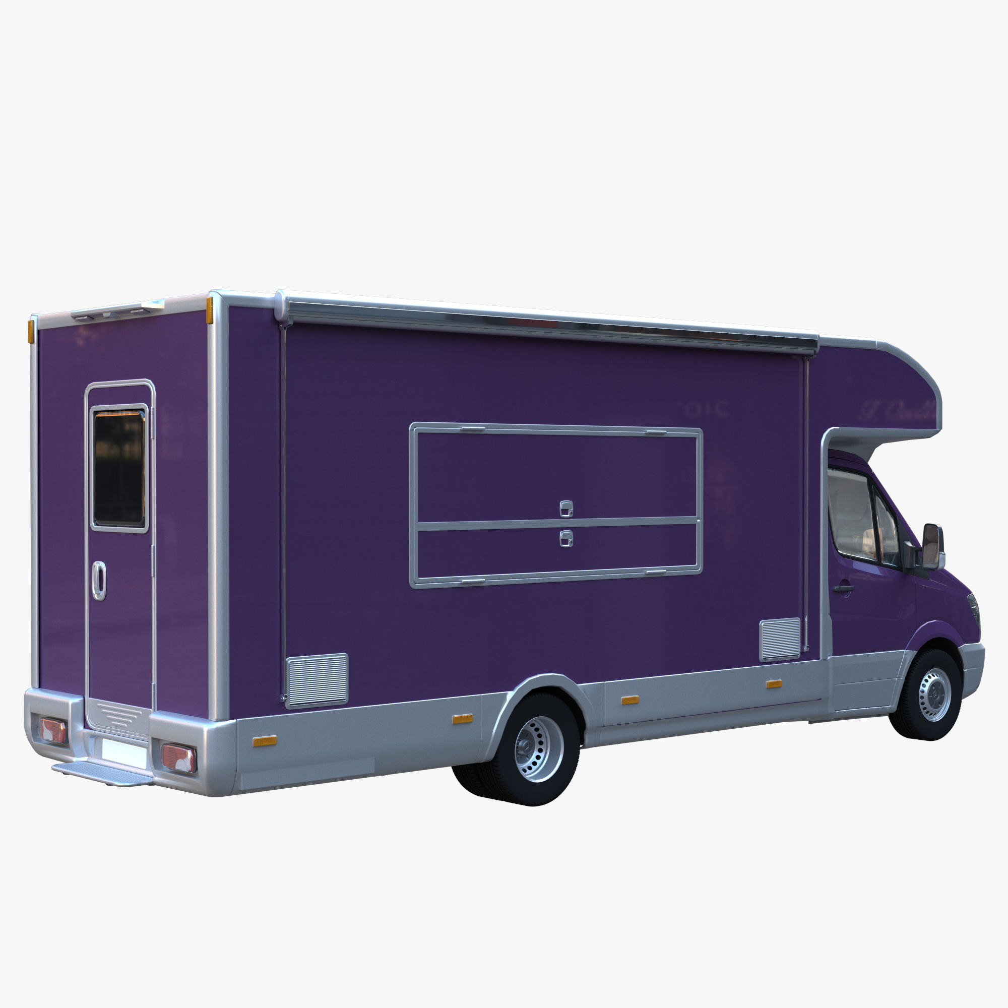 Food truck 3D model_4