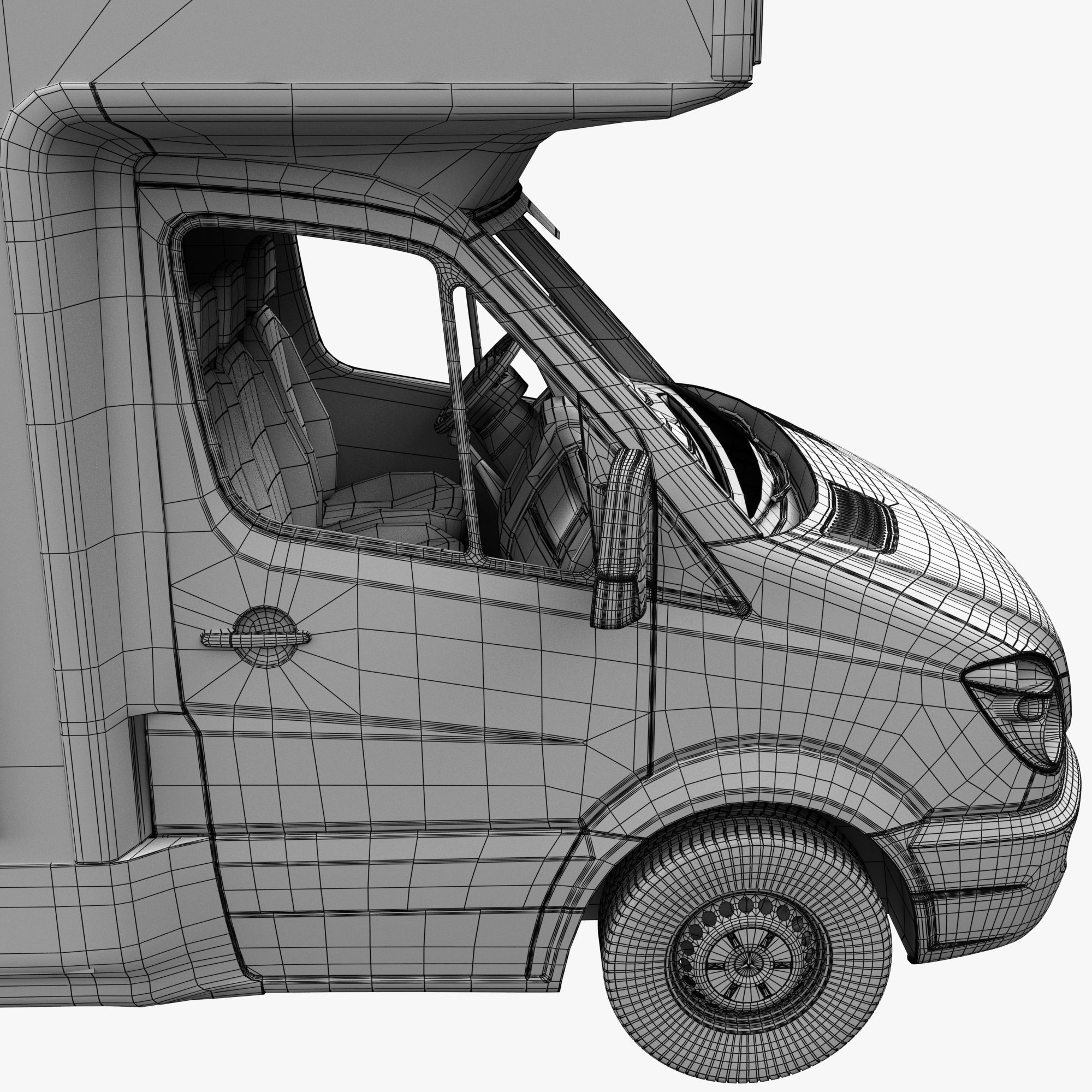 Food truck 3D model_17