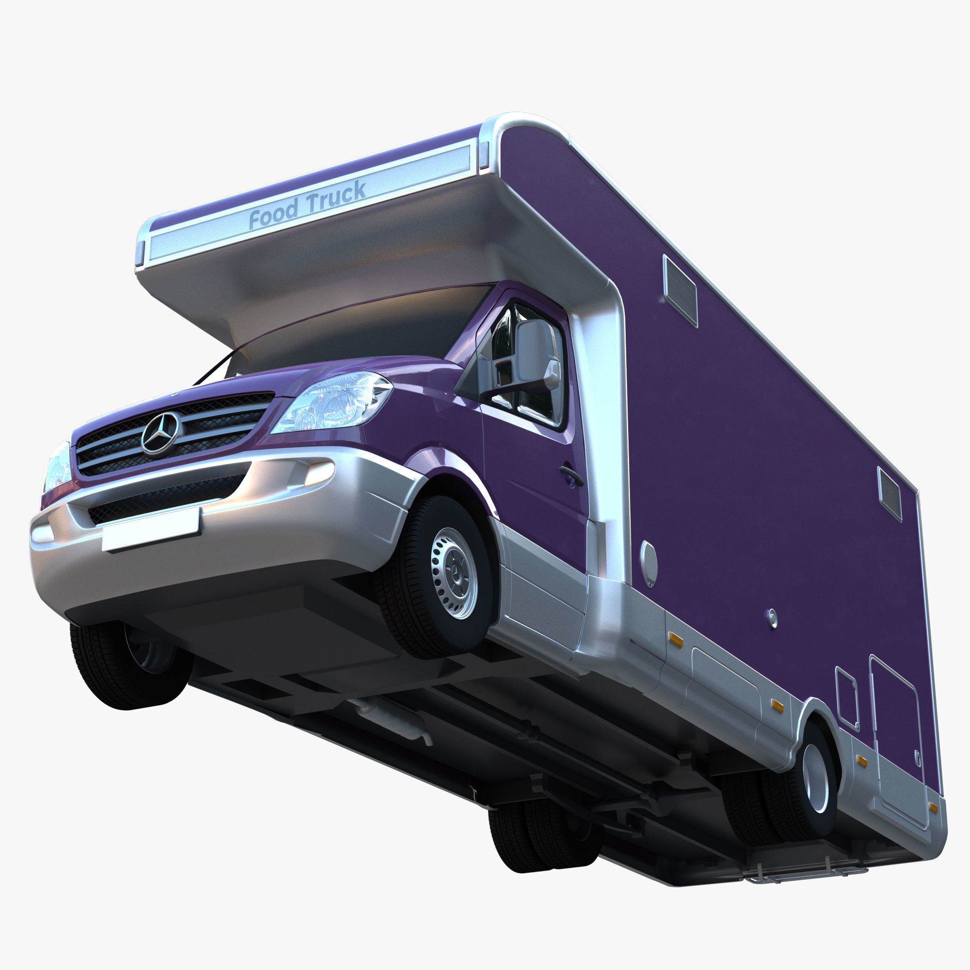 Food truck 3D model_6