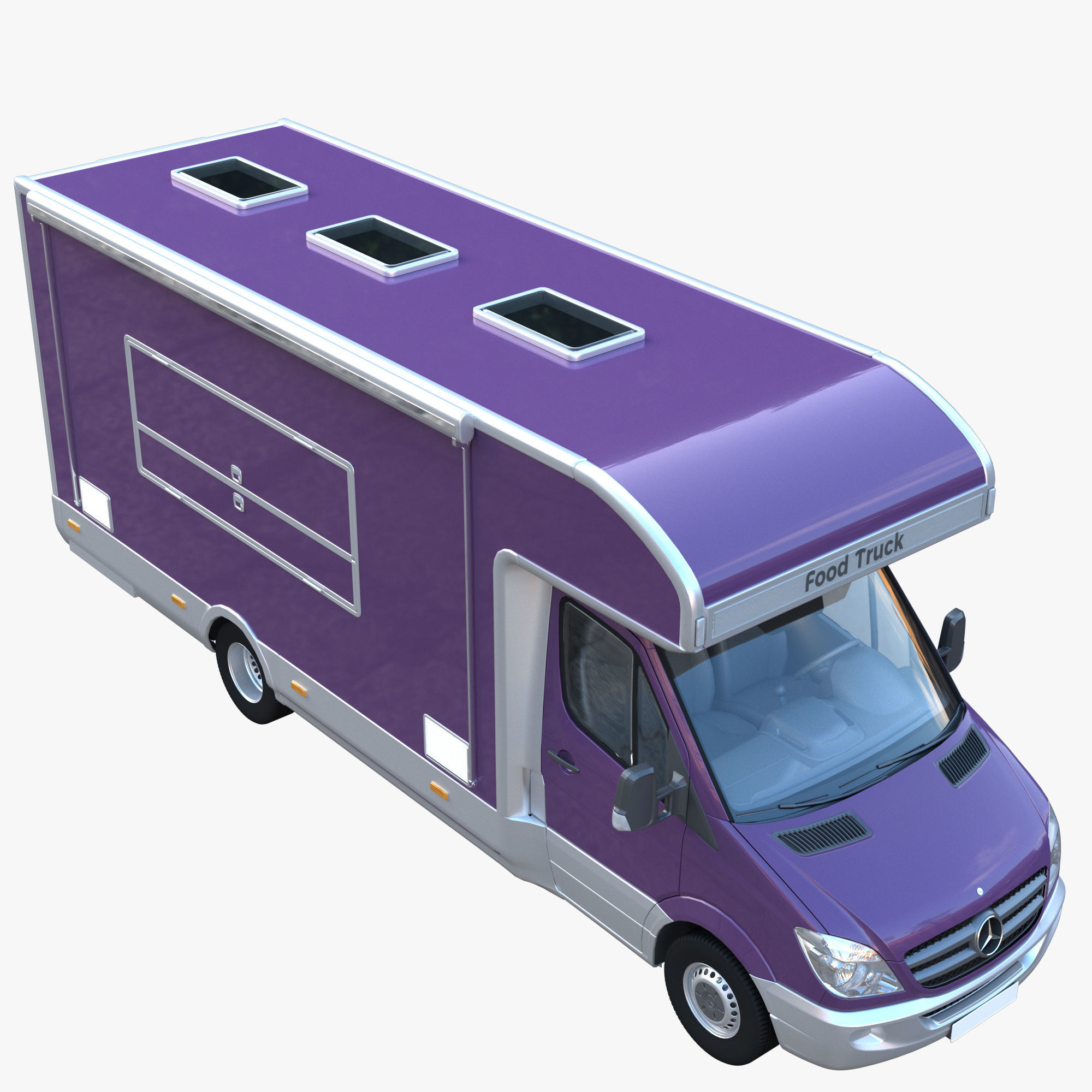 Food truck 3D model_5