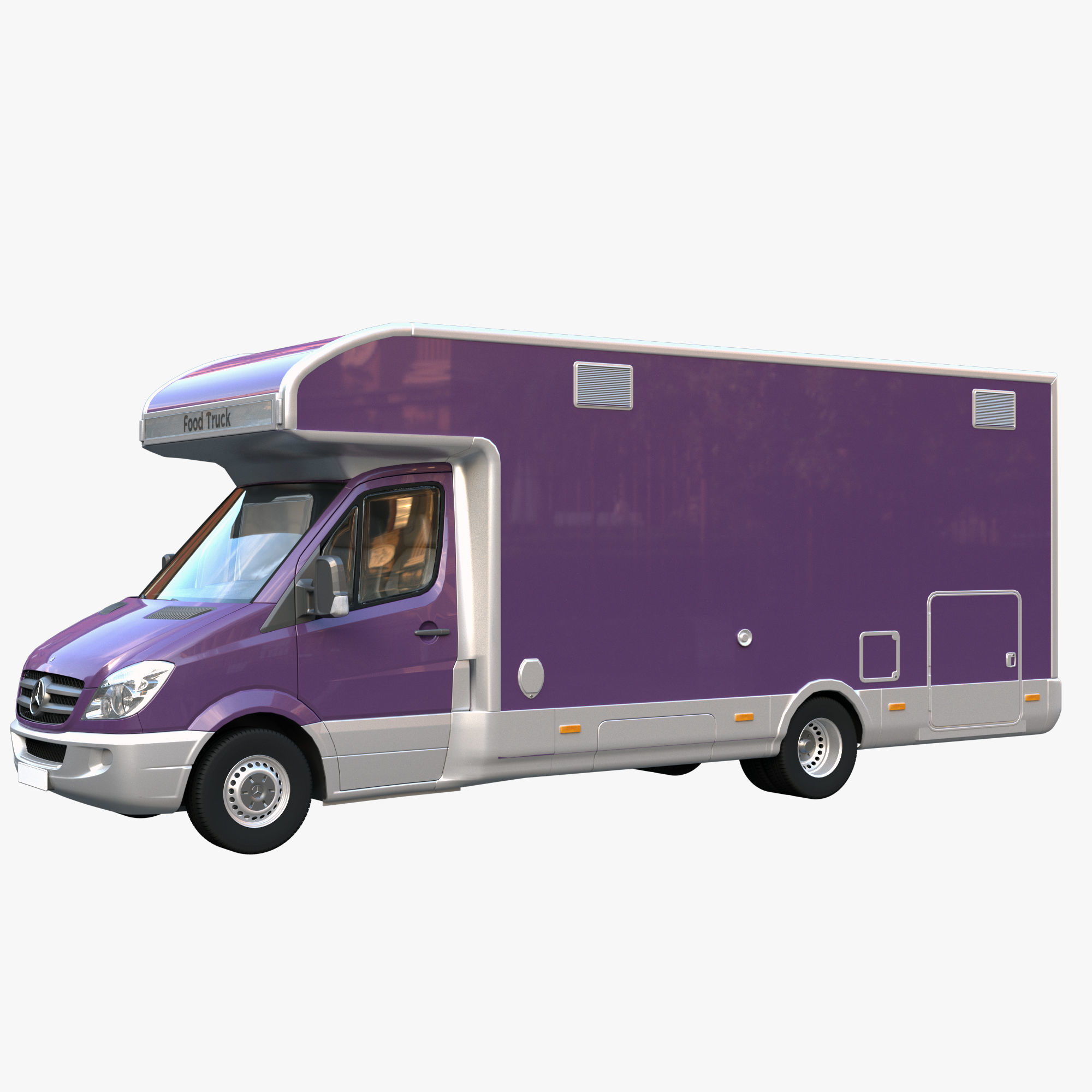 Food truck 3D model_2