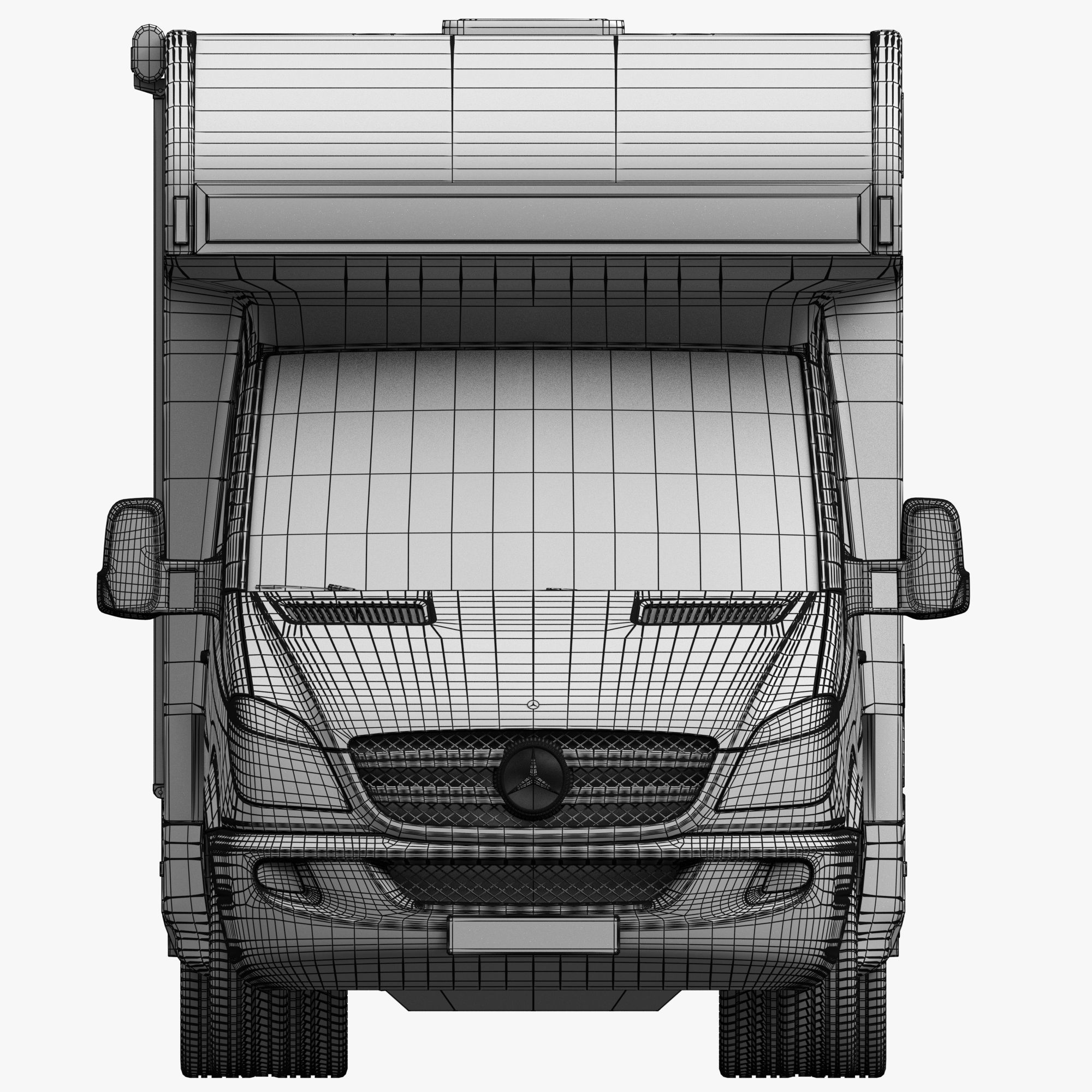 Food truck 3D model_13