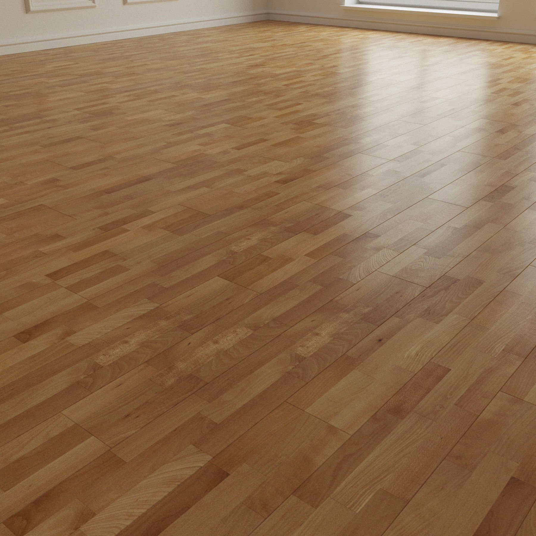 Floorboard Laminate Floor 35 Low-poly 3D model_1