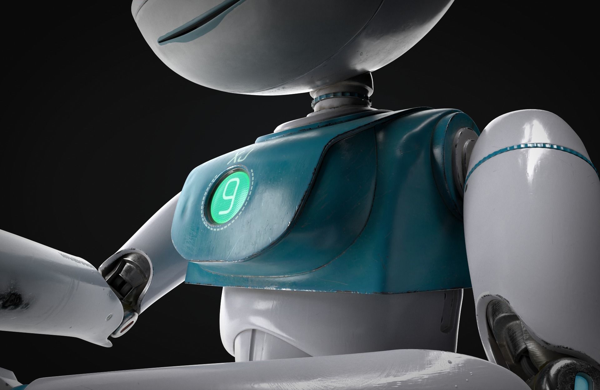 XJ9 free realistic model Free 3D model_2