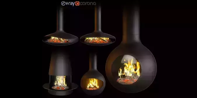 Fireplace set Focus Creation 2