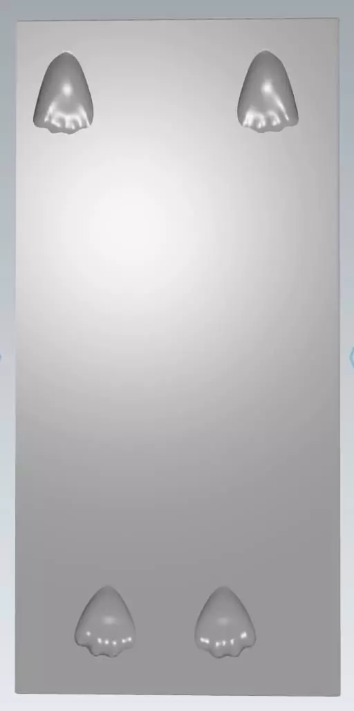 MakeIT Dog FootPrint 3D Model 3D model