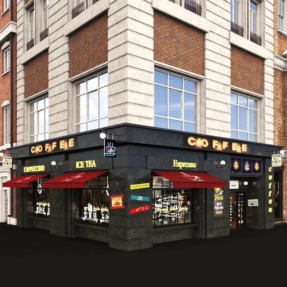 faced for background vol A3 3D model_5