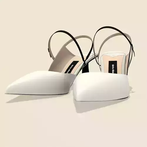 Girls Shoe 3D Model