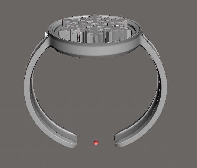 SnowFlake Ring 3D print model_3