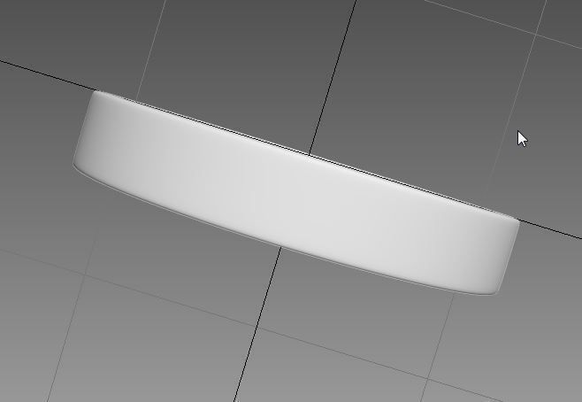 Button with four holes Free 3D print model_2