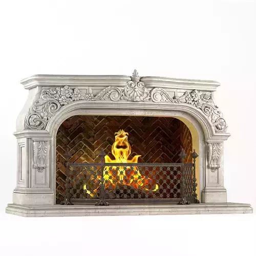 Classic fireplace 3D model