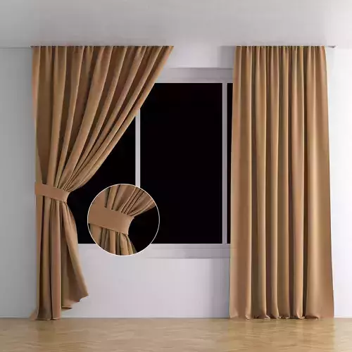 curtain room with curtains and window