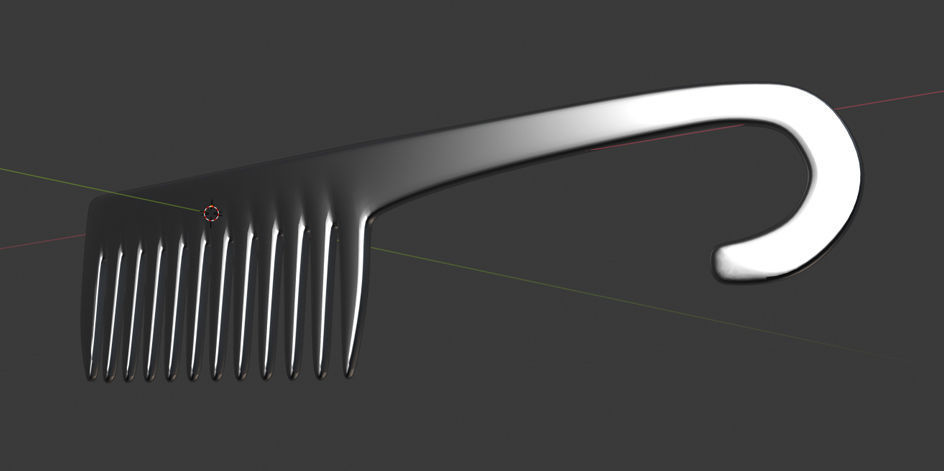 Large Comb 3D Model 3D model_2