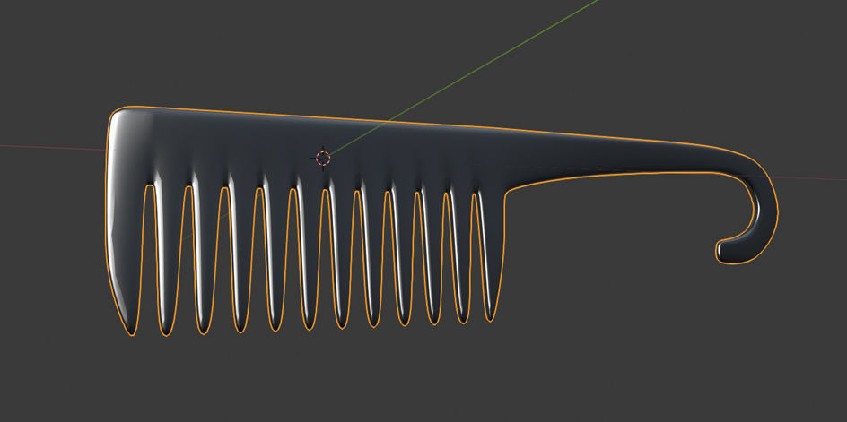Large Comb 3D Model 3D model_1