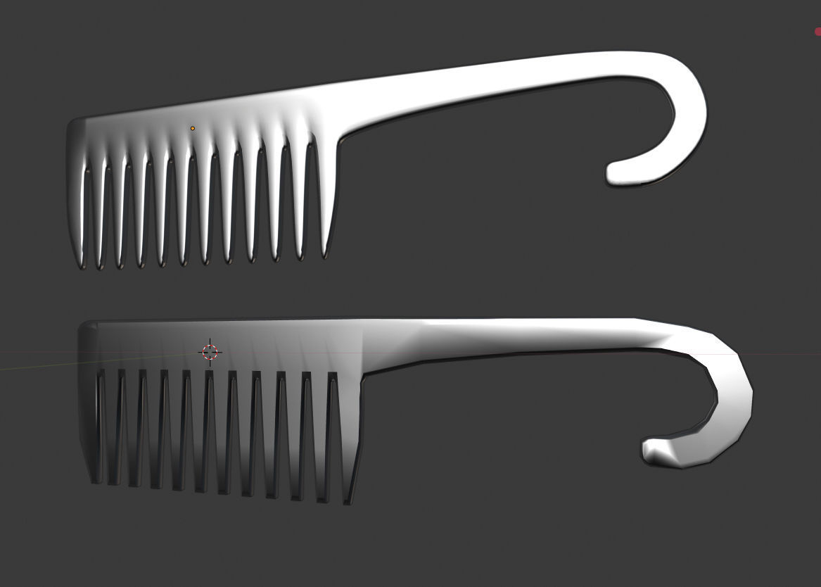 Large Comb 3D Model 3D model_3