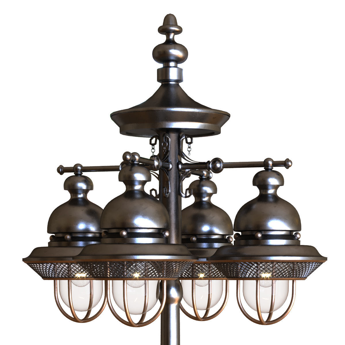 exterior light set 002 3D model_6