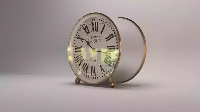 Table Vintage Steampunk Gothic Table Clock