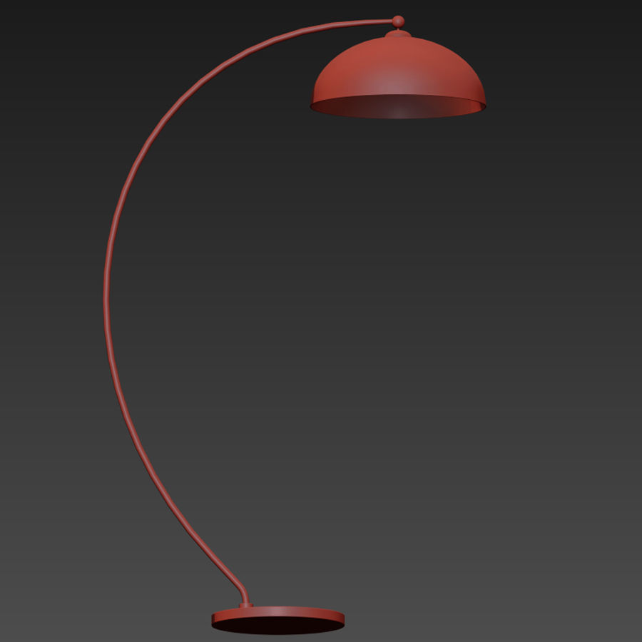 Curved floor lamp Jonera 3D model CGTrader