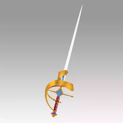 Tokyo Mirage Sessions FE Itsuki Aoi Mirage Master Sword 3D print model