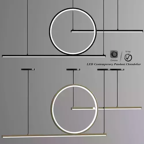 LED Contemporary Pendant Chandelier