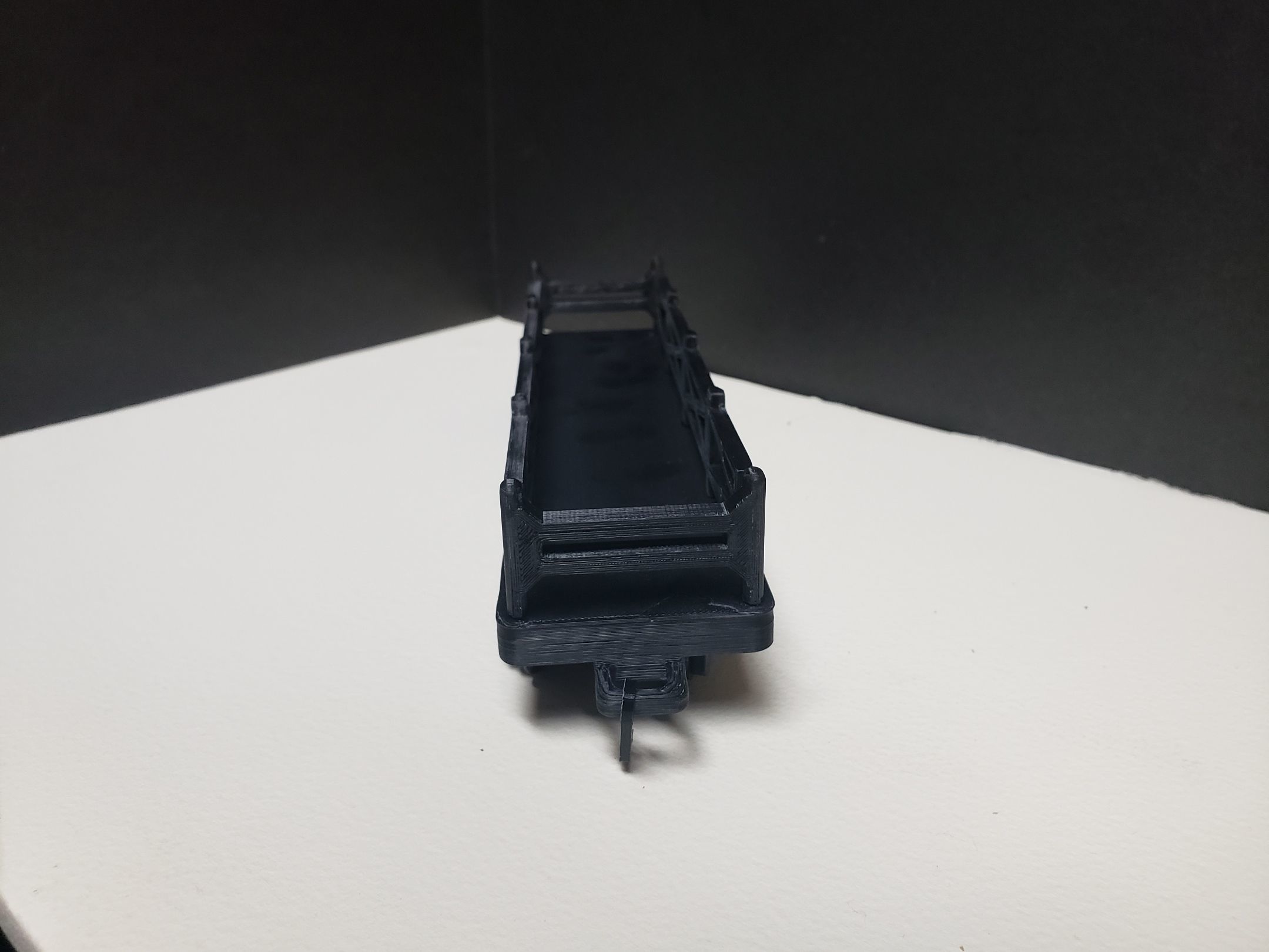 Flat Bed Train Car Model 3D print model_7