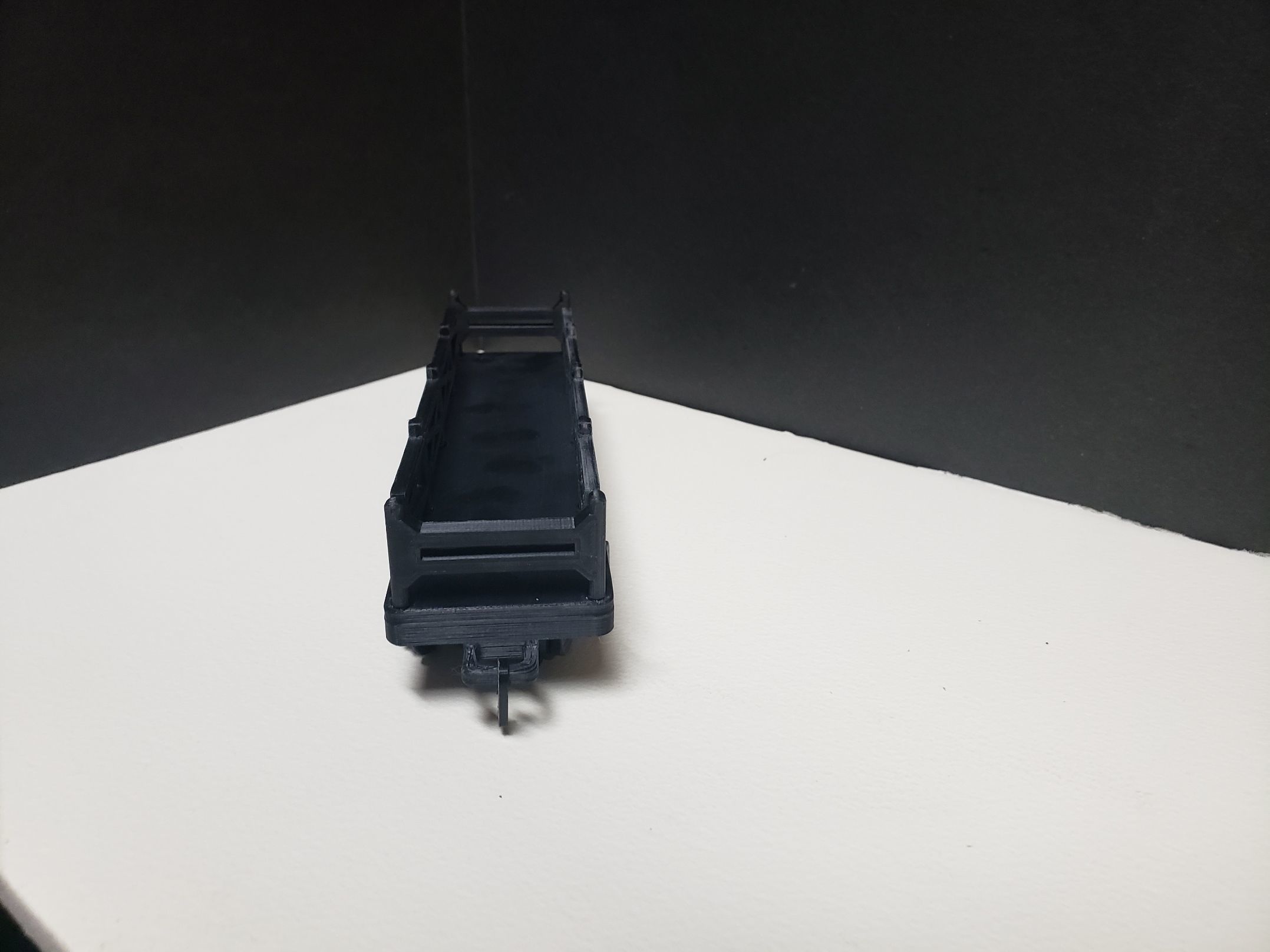 Flat Bed Train Car Model 3D print model_10