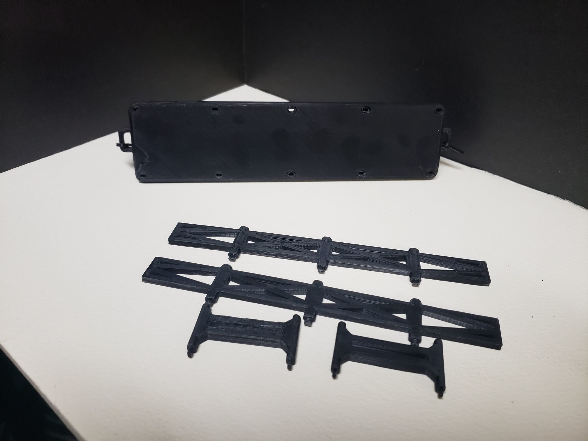 Flat Bed Train Car Model 3D print model_12