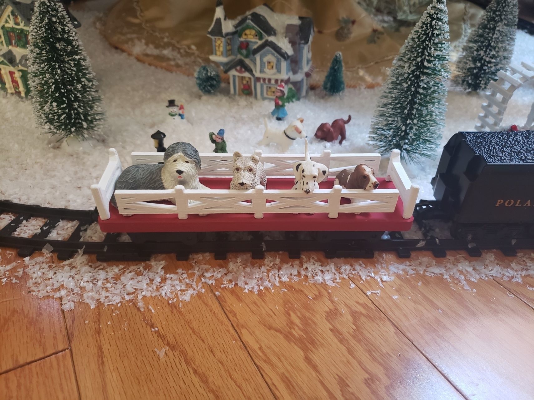 Flat Bed Train Car Model 3D print model_2