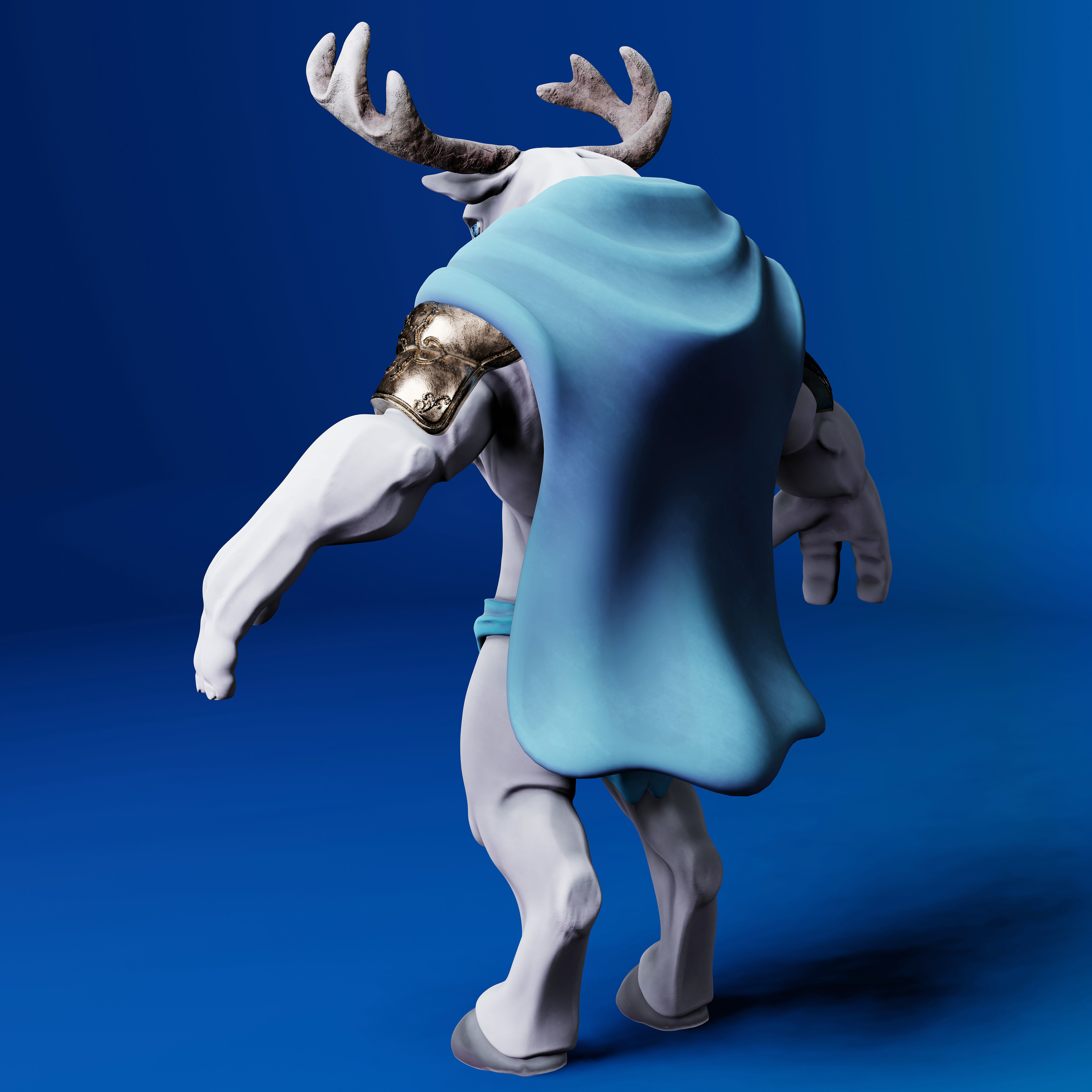 The King Deer 3D Print Model 3D print model_5